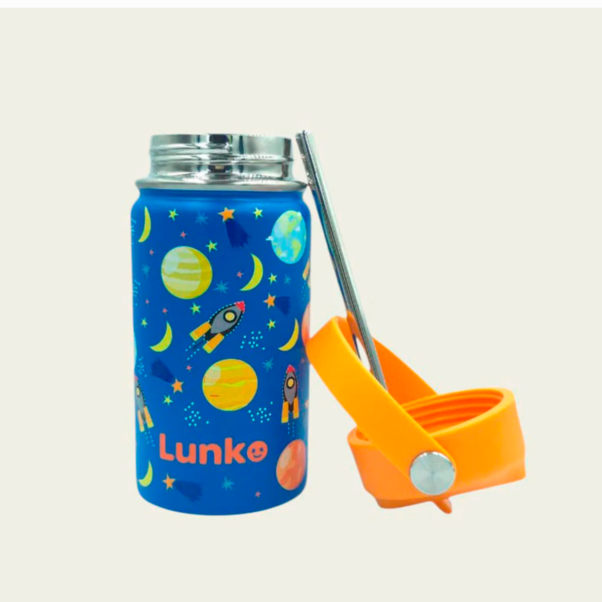 BOTELLA TÉRMICA 350 ML PLANETAS - LUNKO