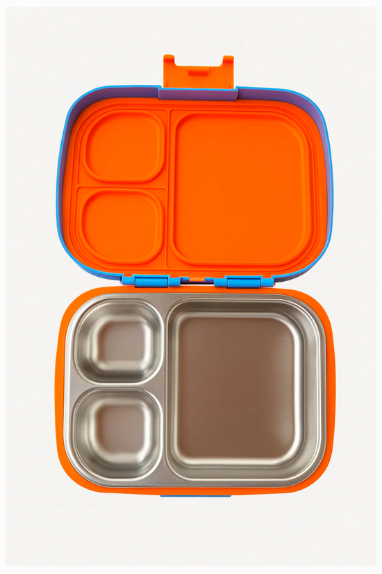 LONCHERA BENTO ACERO INOXIDABLE  AZUL - LUNKO