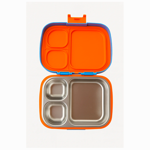 LONCHERA BENTO ACERO INOXIDABLE  AZUL - LUNKO