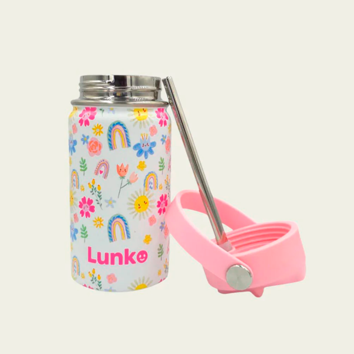 BOTELLA TÉRMICA 350 ML ARCOÍRIS - LUNKO