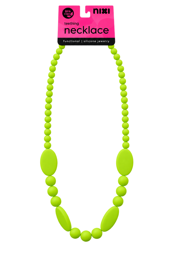 Collar mordedor para bebés Verde Nixi