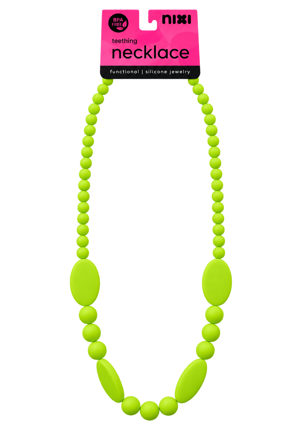 Collar mordedor para bebés Verde Nixi