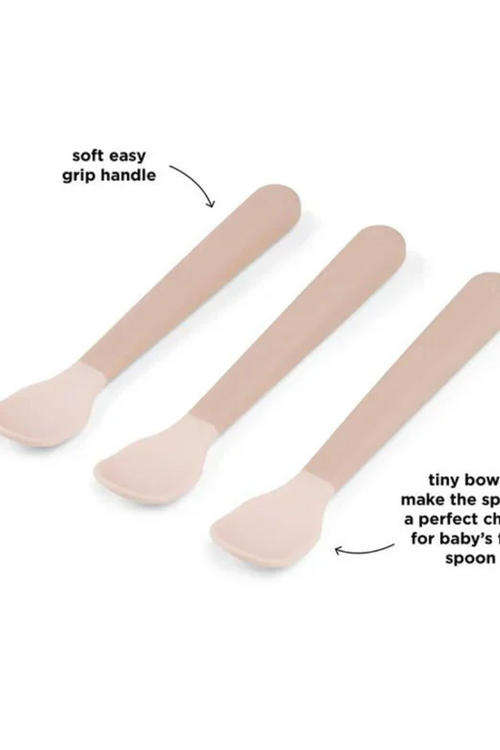 SET 3 CUCHARAS PARA BEBÉS ROSA DONE BY DEER