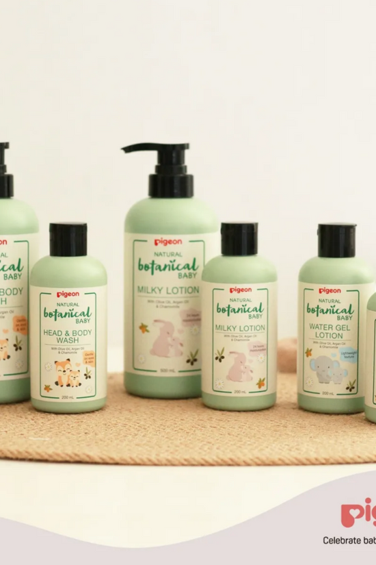 Botanical Baby Gel Y Shampoo de Baño Pigeon 200 Ml.
