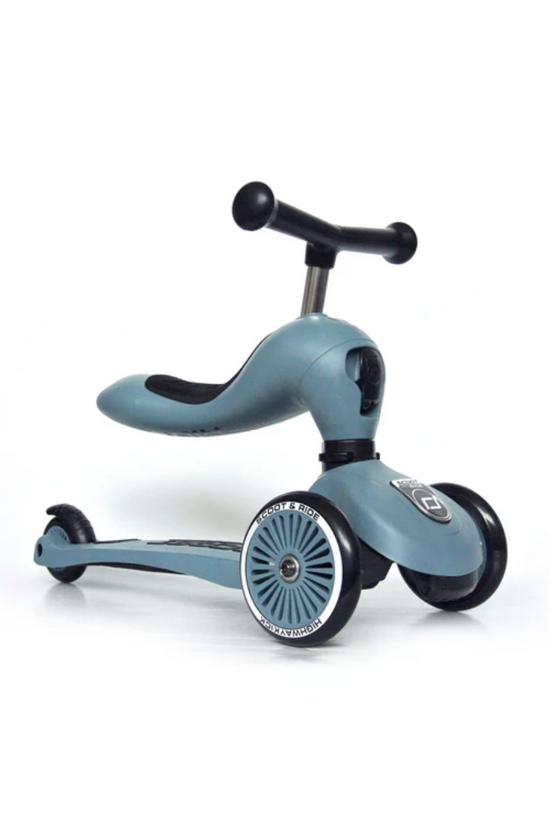SCOOTER PARA NIÑOS 2 en 1 HIGHWAYKICK 1 STEEL - SCOOT AND RIDE