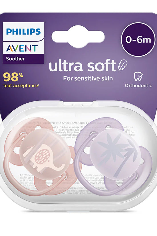 Chupete Philips Avent Ultra Soft Orthodontic 0–6 Meses