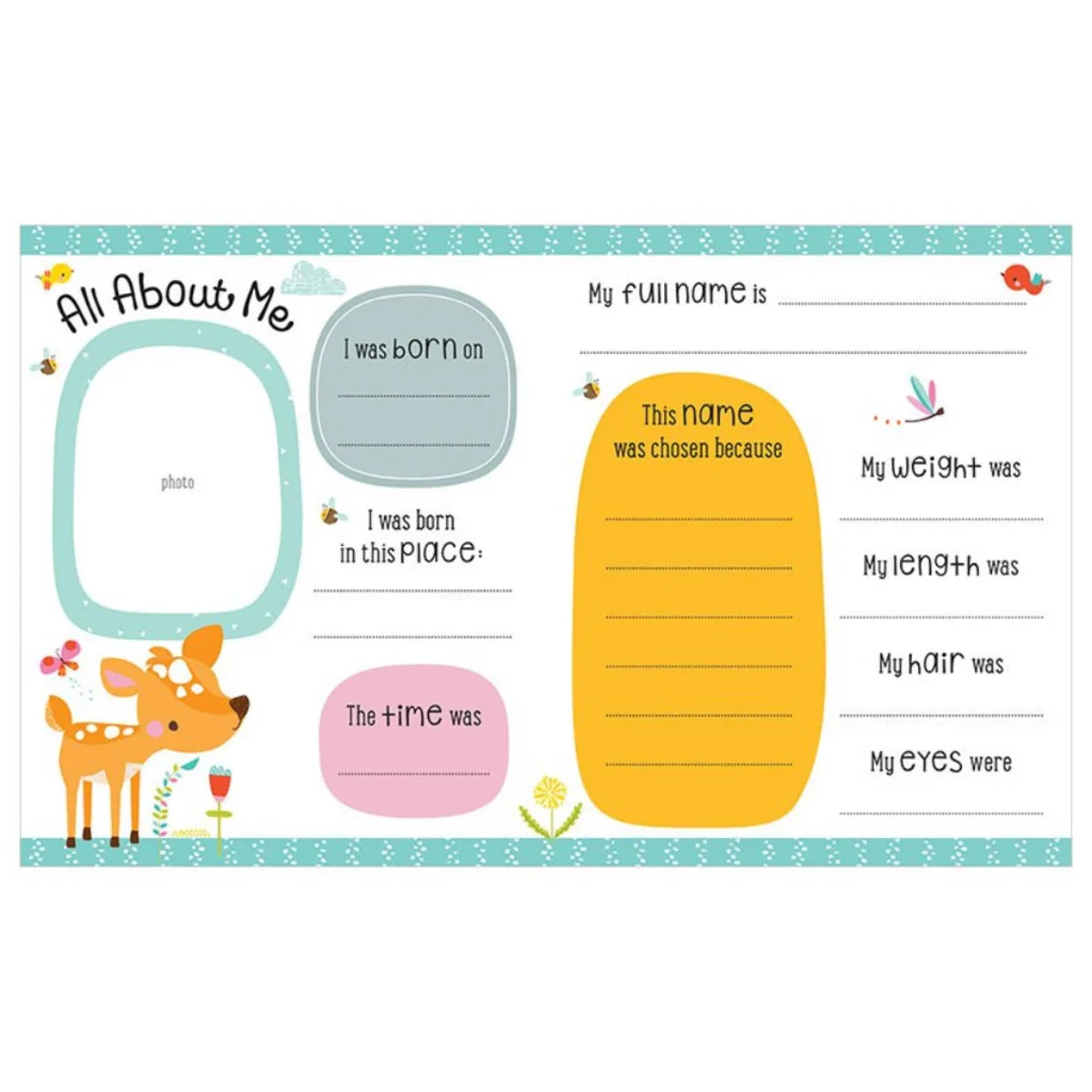 Libro de Recuerdos del Bebé “My Baby Record Book”