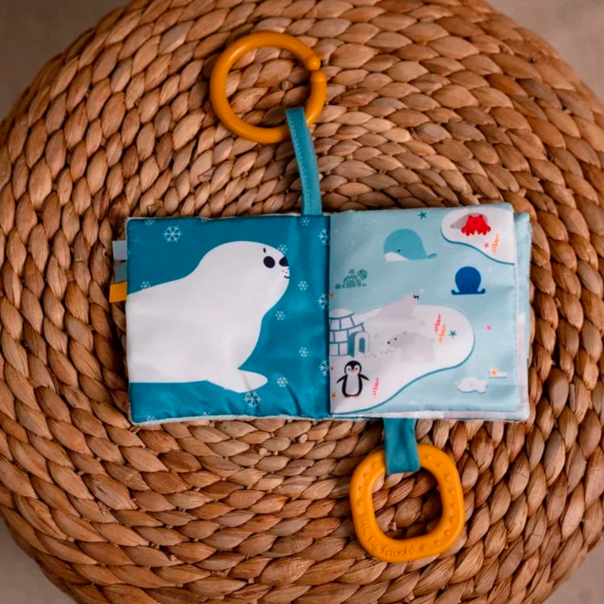 Libro de tela para bebé Little Big Friends