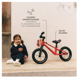 Bicicleta de Equilibrio Kinderkraft ETER Roja