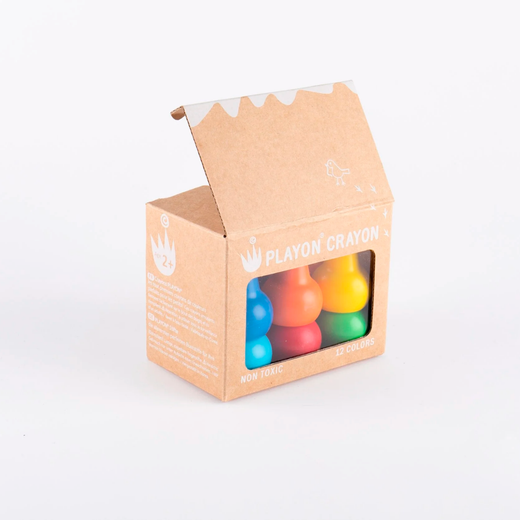 CRAYONES NO TOXICOS 12 UNIDADES PLAYON CRAYON