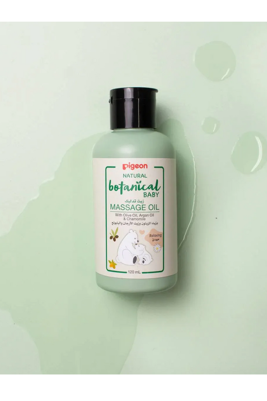 BOTANICAL BABY ACEITE PARA MASAJES BEBÉ  120ml Pigeon