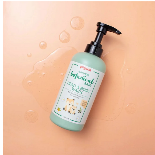 BOTICAL BABY  GEL DE BAÑO Y CHAMPÚ DE BEBÉ 500ml  PIGEON