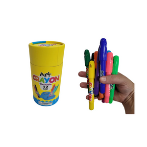 SET DE CRAYONES DE CERA 2 PIEZAS - TOOKY TOY