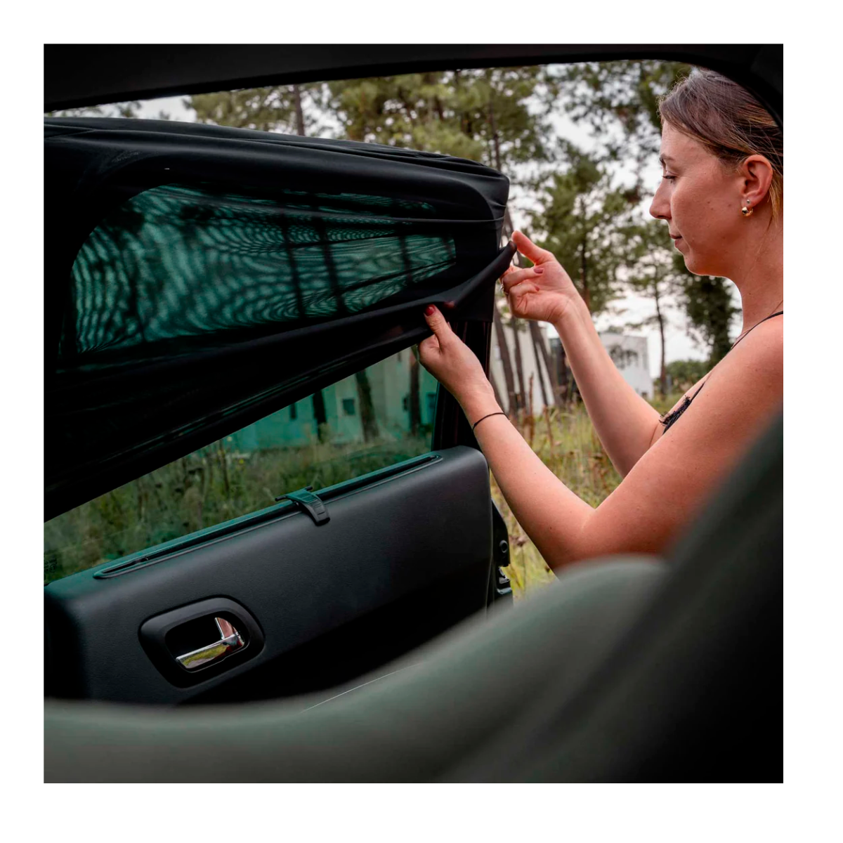 PACK 2 FUNDAS CUBRESOL PARA VENTANA DE AUTO  EZIMOOV