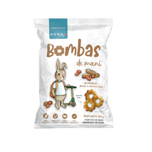 PUFFS BOMBAS MANÍ FAMILIAR  100 GR- KUNA