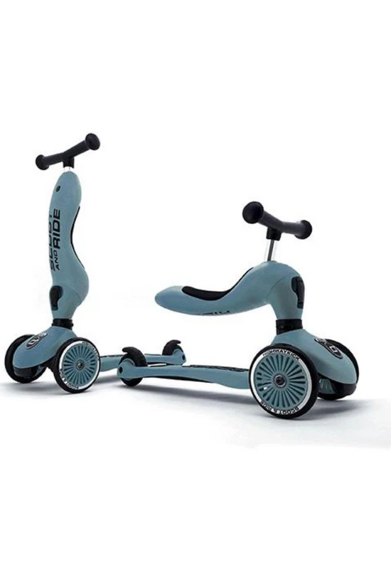 SCOOTER PARA NIÑOS 2 en 1 HIGHWAYKICK 1 STEEL - SCOOT AND RIDE
