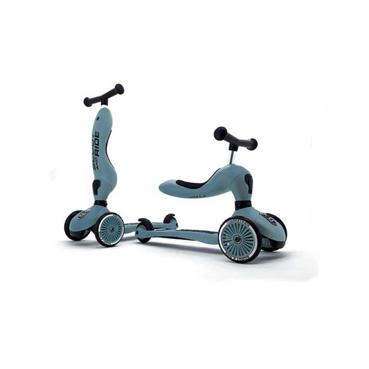 SCOOTER PARA NIÑOS 2 en 1 HIGHWAYKICK 1 STEEL - SCOOT AND RIDE