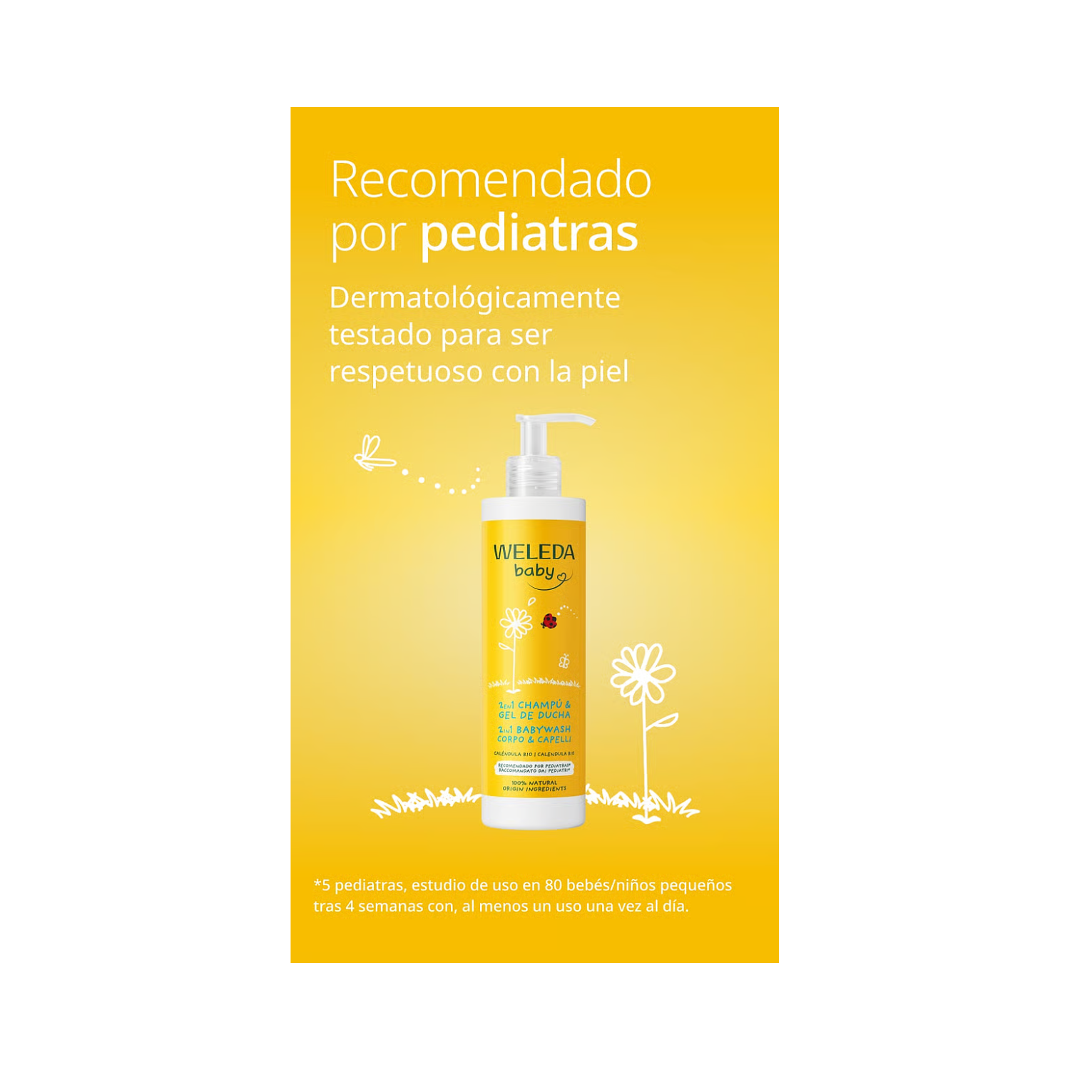 Shampoo Y Gel De Ducha Caléndula Weleda 400 ML