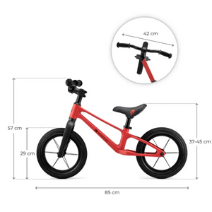 Bicicleta de Equilibrio Kinderkraft ETER Roja