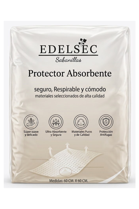 Sabanilla Protector Edelsec 60 X 60 Cm 20 U