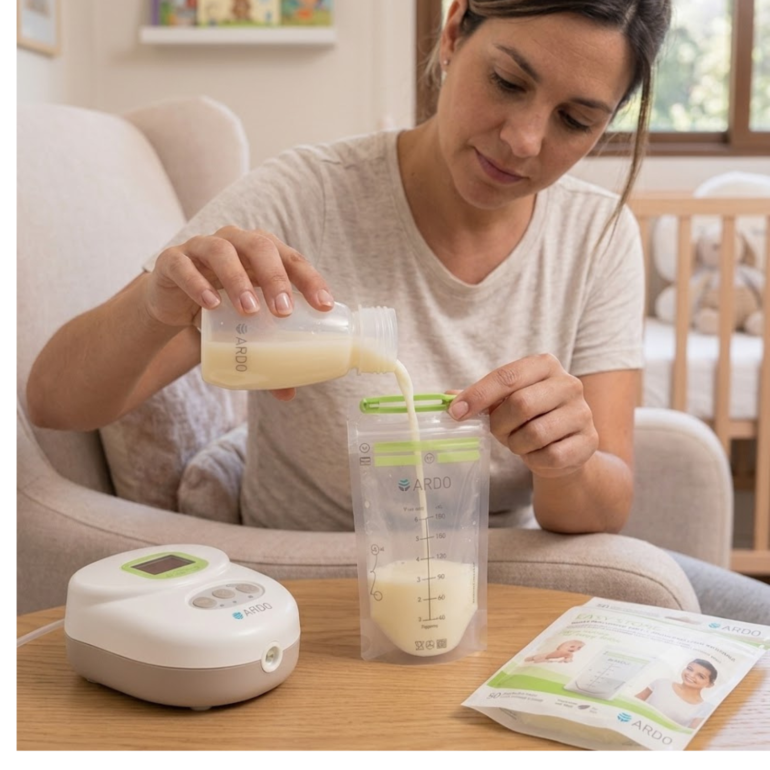Bolsas De Almacenamiento De Leche Ardo 50 U.
