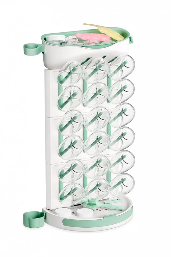 Escurridor de Mamaderas Momcozy — Capacidad para 18 Mamaderas