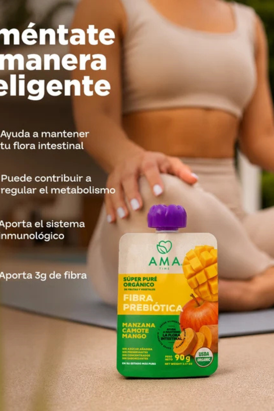 Super Puré Orgánico AMA Fibra Prebiótica 90 Gr.