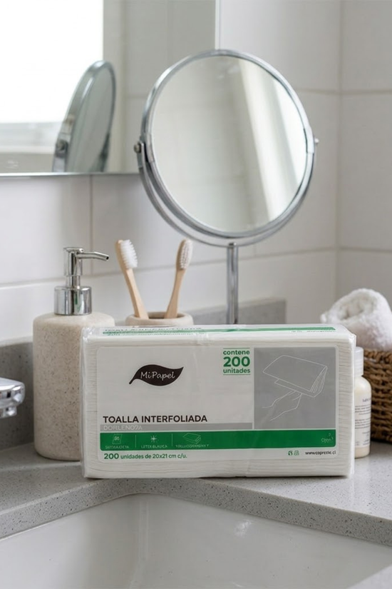 Toalla Interfoliada Doble Hoja MiPapel 200 U.