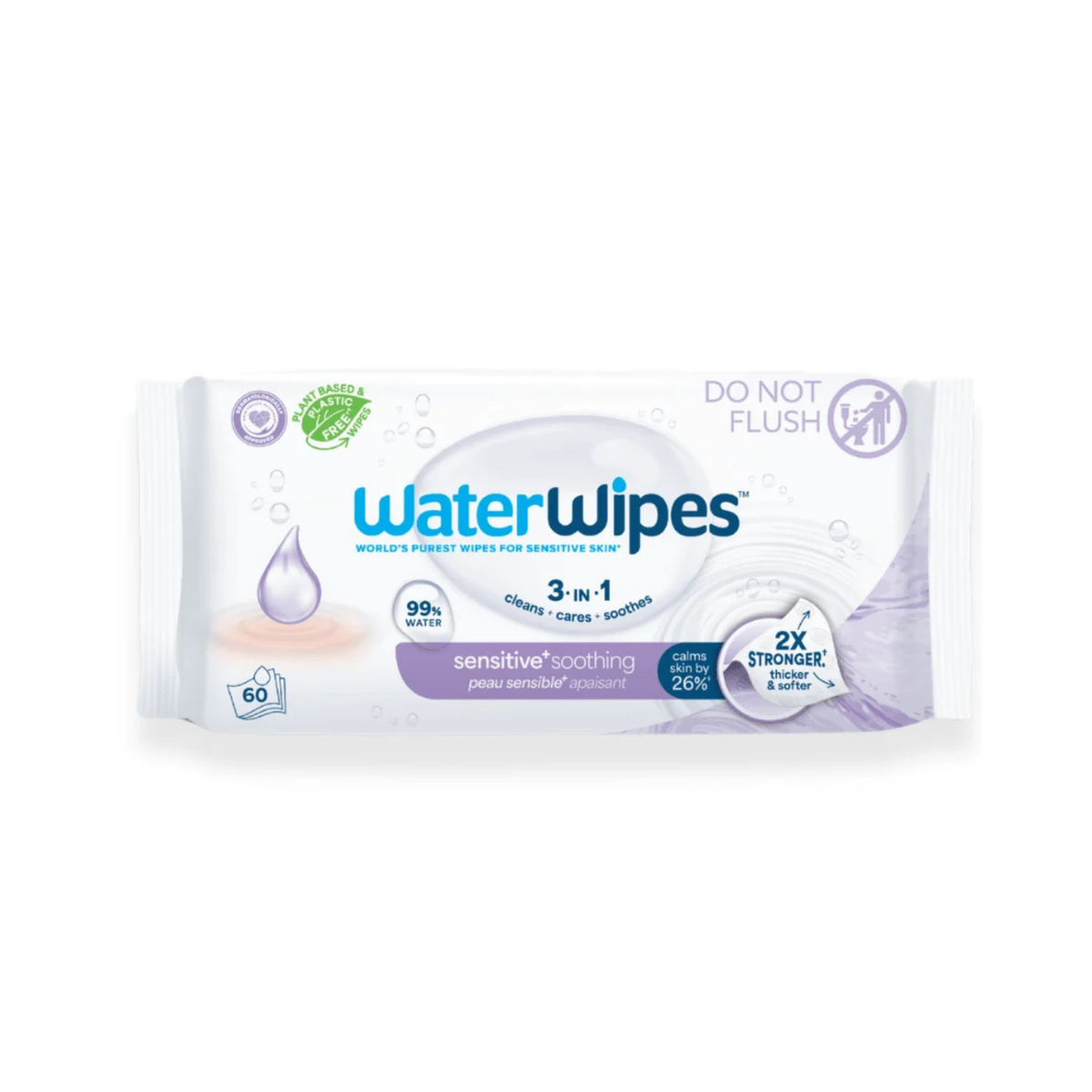 Toallas Húmedas WaterWipes Soothing 60 U