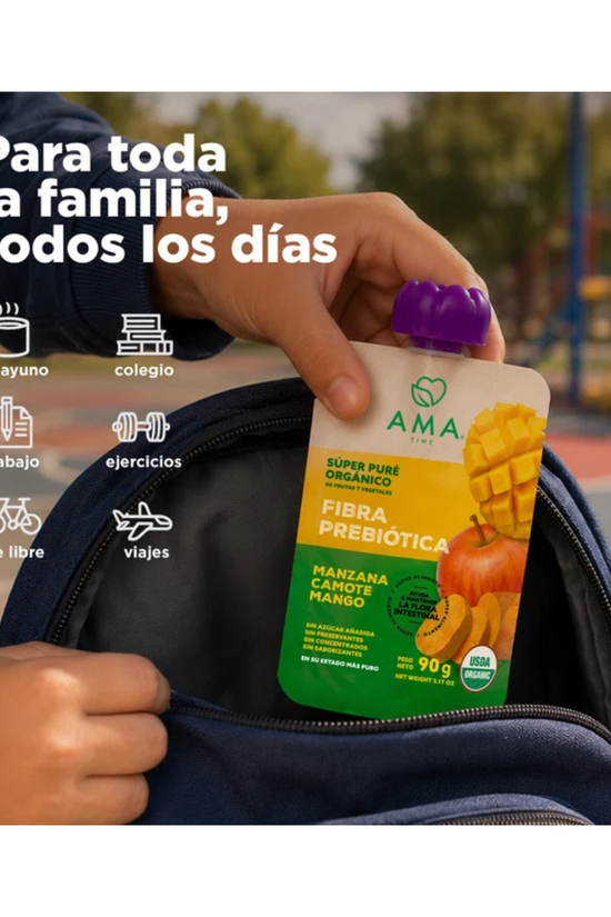 Super Puré Orgánico AMA Fibra Prebiótica 90 Gr.