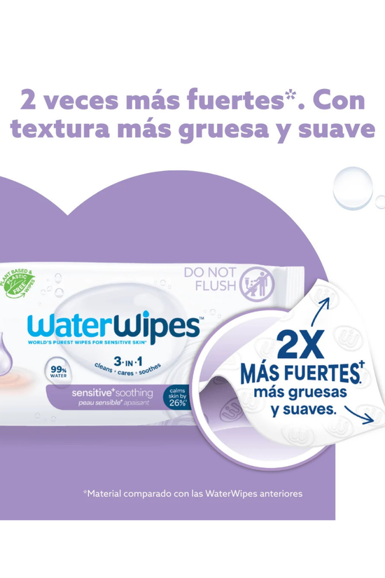 Toallas Húmedas WaterWipes Soothing 60 U