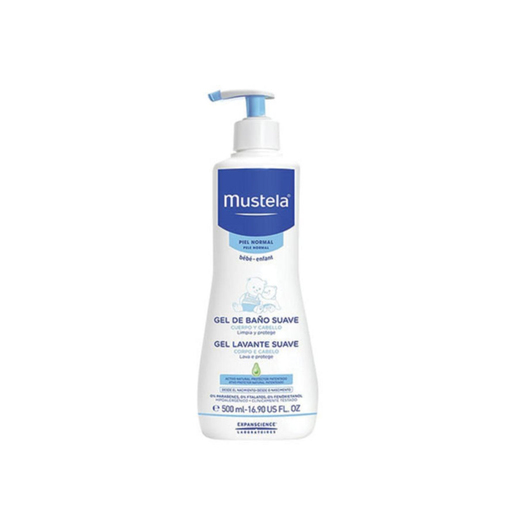 Gel De Baño Suave Para Bebé Mustela 500 Ml