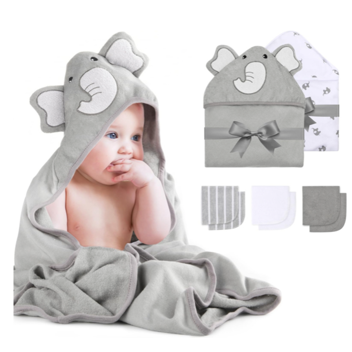 Set de toallas  8 piezas Momcozy