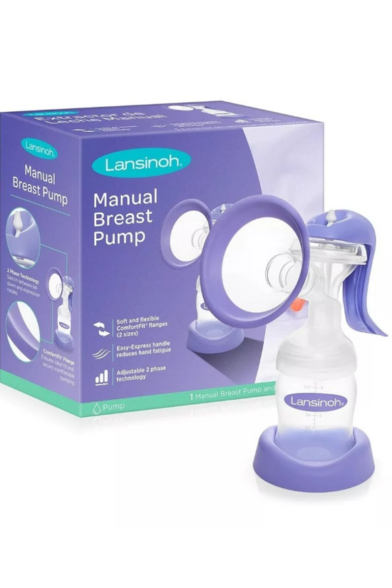 EXTRACTOR DE LECHE SACALECHES MANUAL LANSINOH