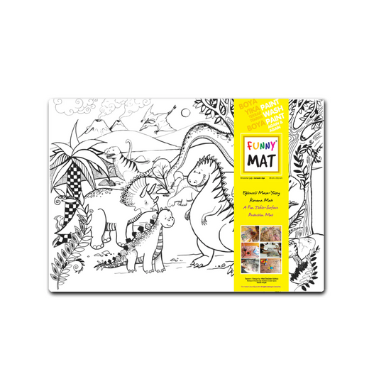 TAPETE PARA COLOREAR EDAD JURÁSICA 48 X 33.5 FANNY MAT