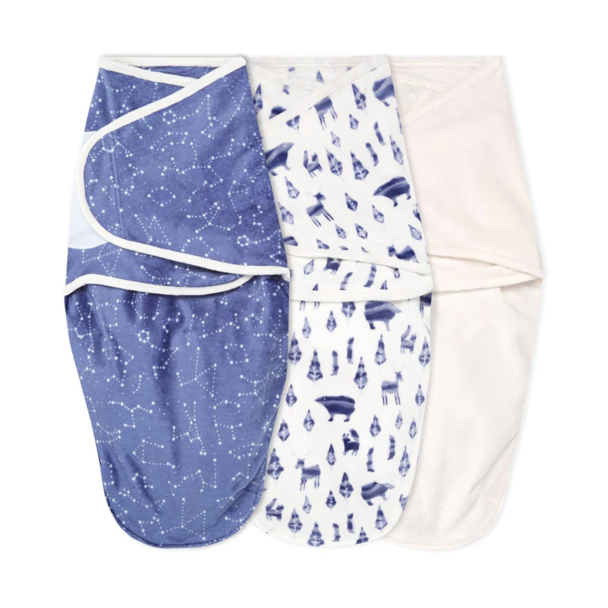 PACK DE 3 SACOS DE PLUSH PARA SWADDLING CELESTE ADEN ANAIS