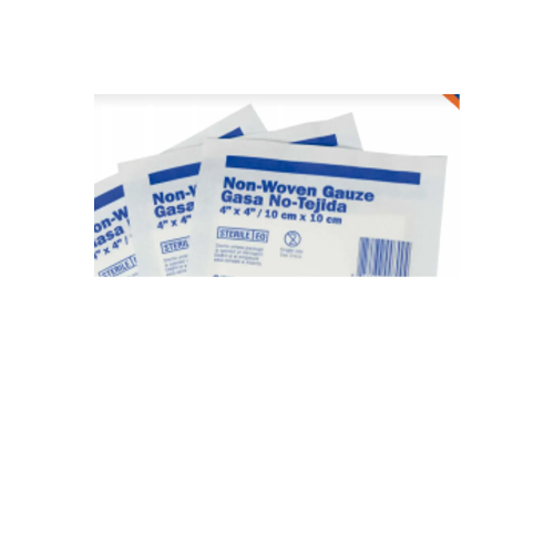 GASA ESTERIL NO TEJIDA 10X10 CM 50 U  CRANBERRY