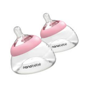 PACK 2 MAMADERAS DE LACTANCIA  150 ml  - NANOBEBE