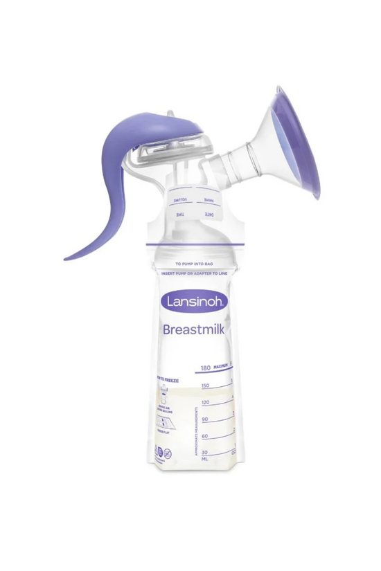 EXTRACTOR DE LECHE SACALECHES MANUAL LANSINOH