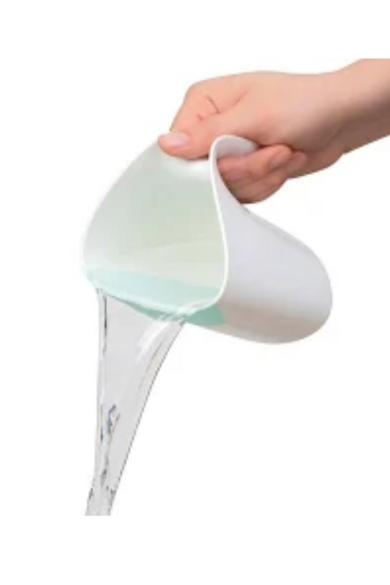 JARRO DE PELO CELESTE BLANCO  - CLEVAMAMA