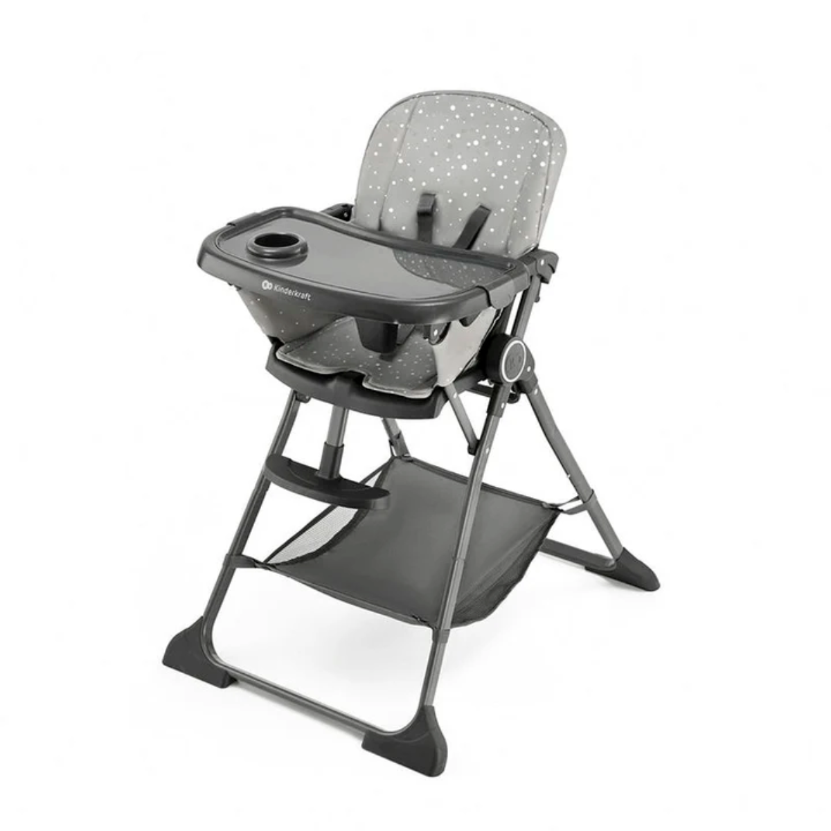 SILLA DE COMER PLEGABLE FOLDEE GRIS KINDERKRAFT