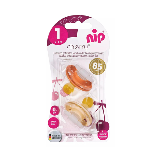 Chupete De Latex Cherry Talla 1 NIP 0-6 Meses