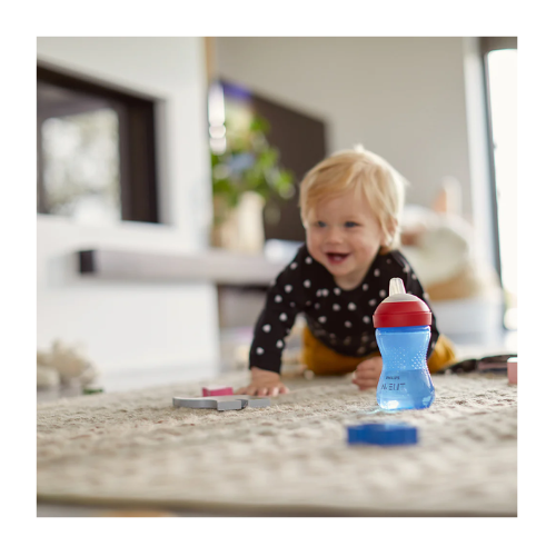 VASO BOQUILLA FLEX AZUL 300 ML - AVENT