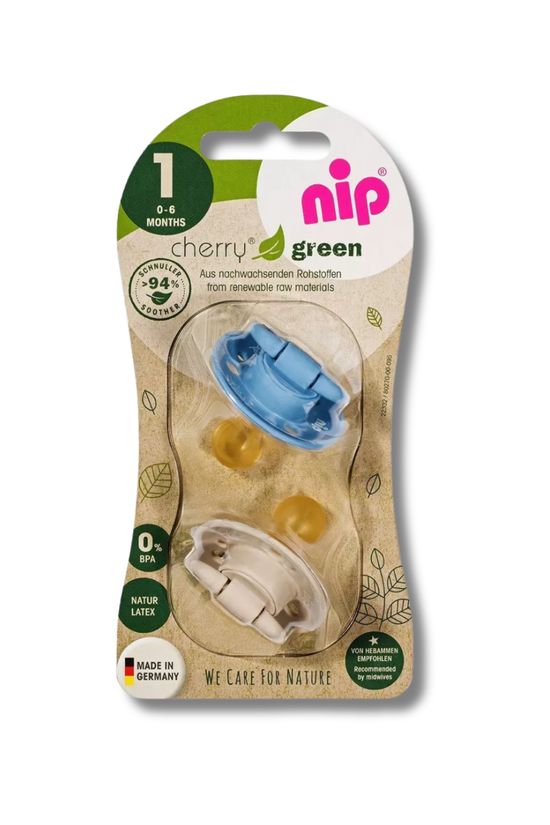 Chupete De Latex Cherry Green Talla 1 NIP 0-6 Meses