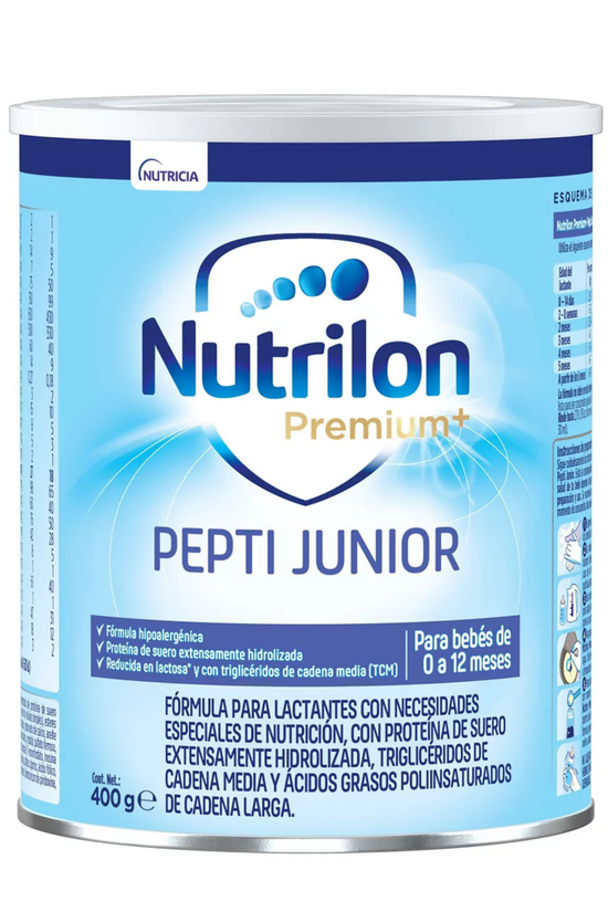 Fórmula Nutrilon Premium+ Pepti Junior Nutricia 0-12 Meses 400 g