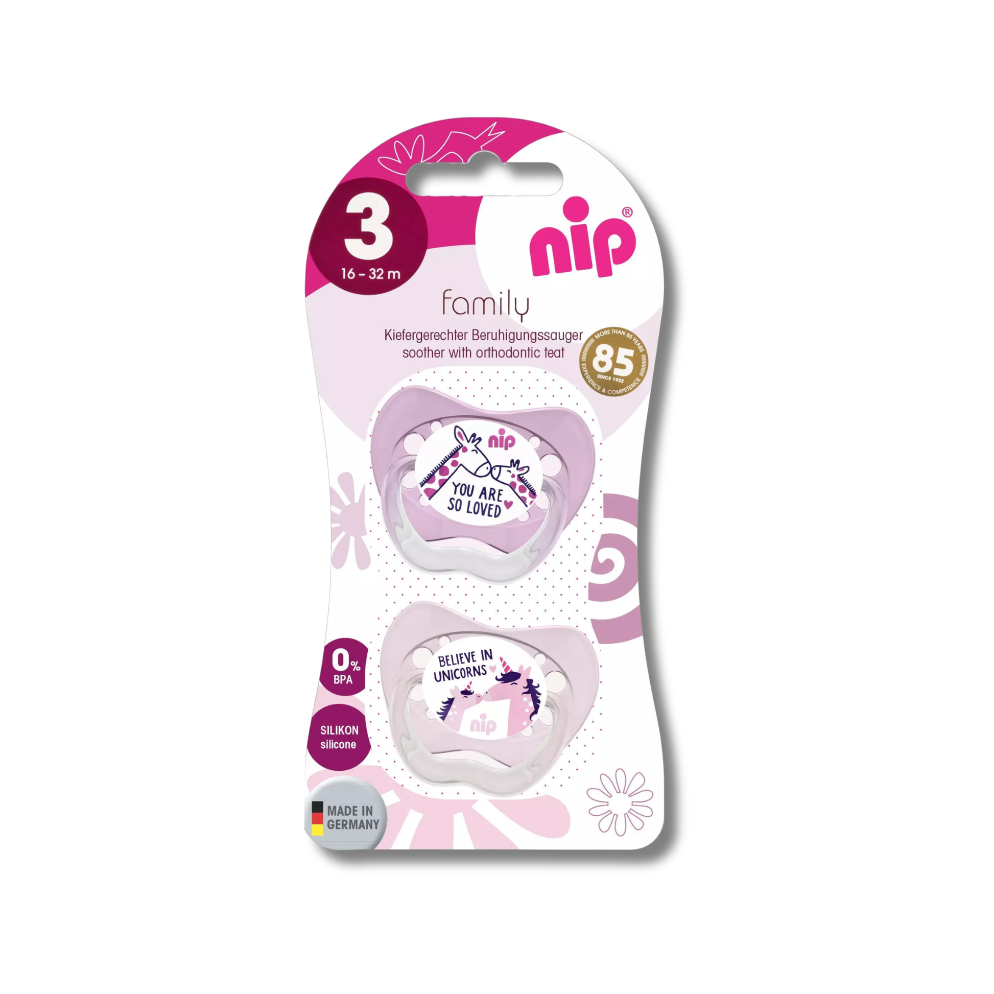 Chupete De Latex Family Talla 3 NIP 16-32 Meses
