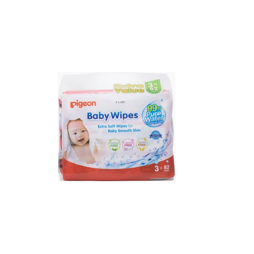 TOALLAS HÚMEDAS  BABY WIPES PACK 6 U - PIGEON