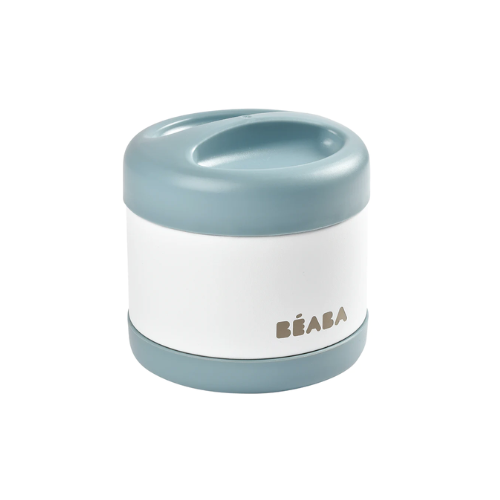 TERMO ACERO INOXIDABLE BLANCO CELESTE 500 ML - BEABA