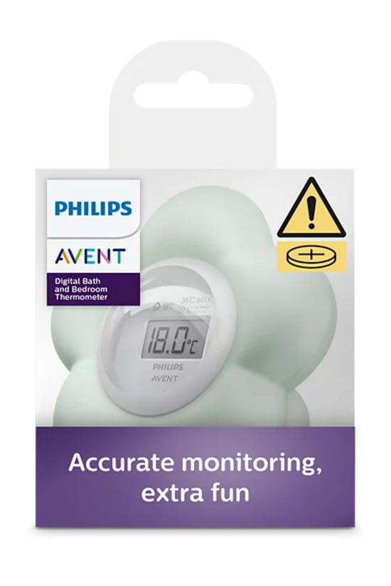 Termómetro digital dormitorio y baño Philips Avent SCH480/00