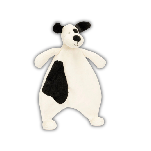 Tuto Jellycat Comfoter Perro blanco y negro
